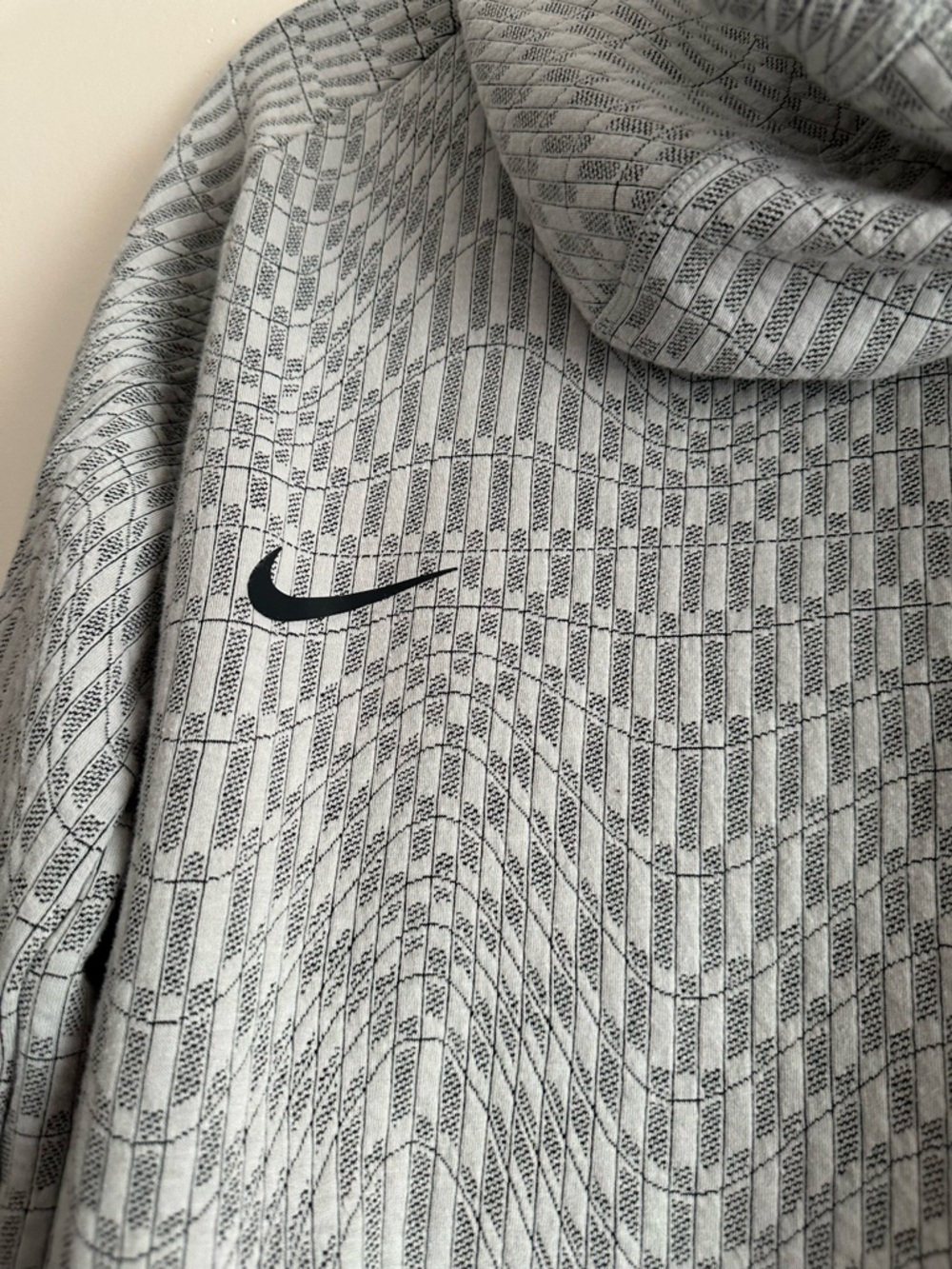 Nike Sportswear Tech Pack Hoodie Wave Check Grid - Picture 7 of 8